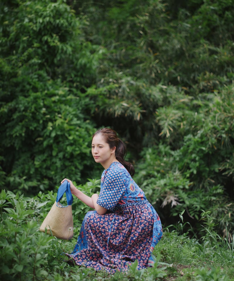 ソレイアード×マイアンドウ×TWELVE　Rani　ワンピースキット/ブルー SOULEIADO【-Rani-ワンピース】ブルー <キット>or<材料セット> | maiando