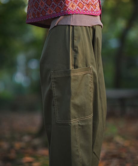 大人の【バレルパンツ】型紙