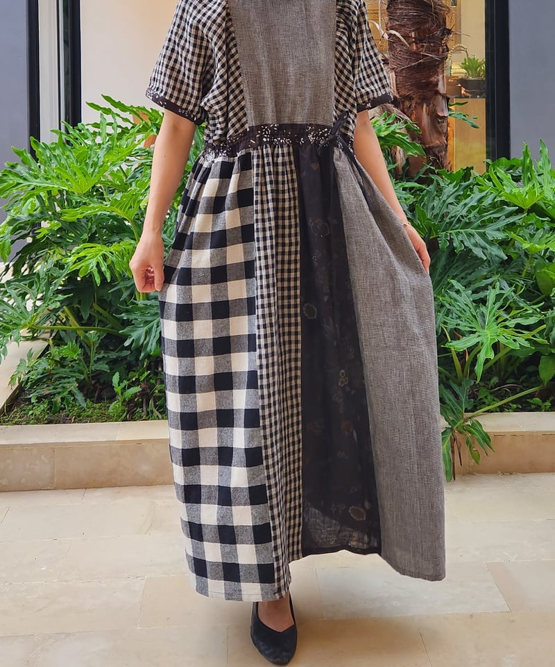 maiando×Lilla Blomma【パッチワークワンピース型紙】 | maiando