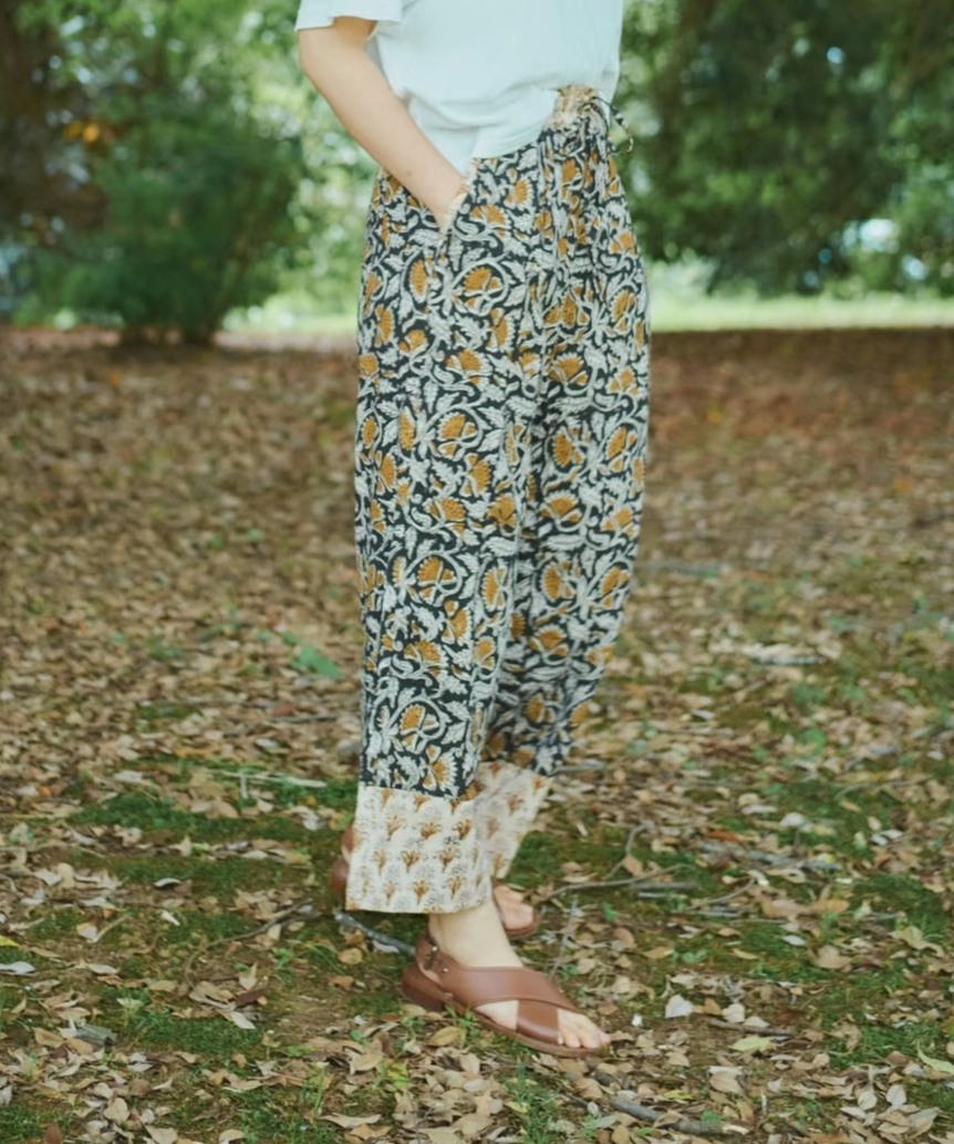 2柄のリラックスパンツ型紙 | maiando