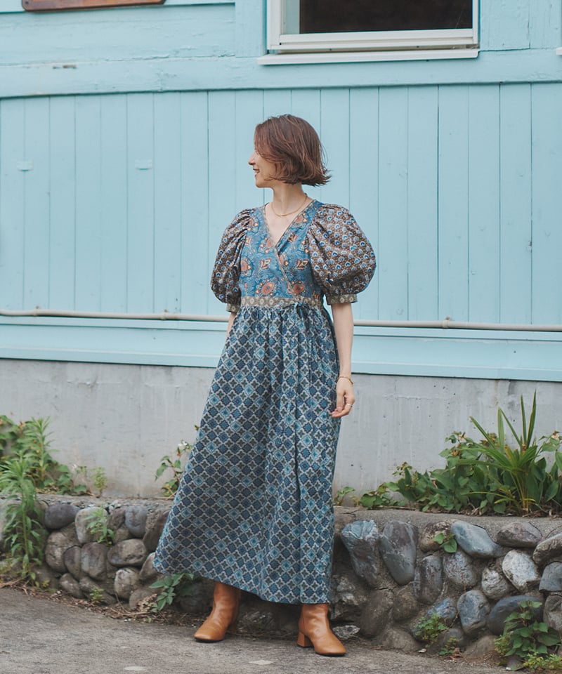 mai ando ボリューム袖のカシュクールワンピース　キット　ソレイアード fit=scale-down,w=1200