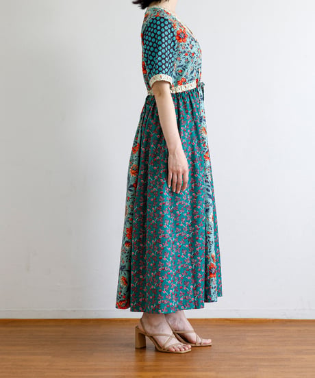 SOULEIADO【-Rani-ワンピース】グリーン <キット>or<材料セット>