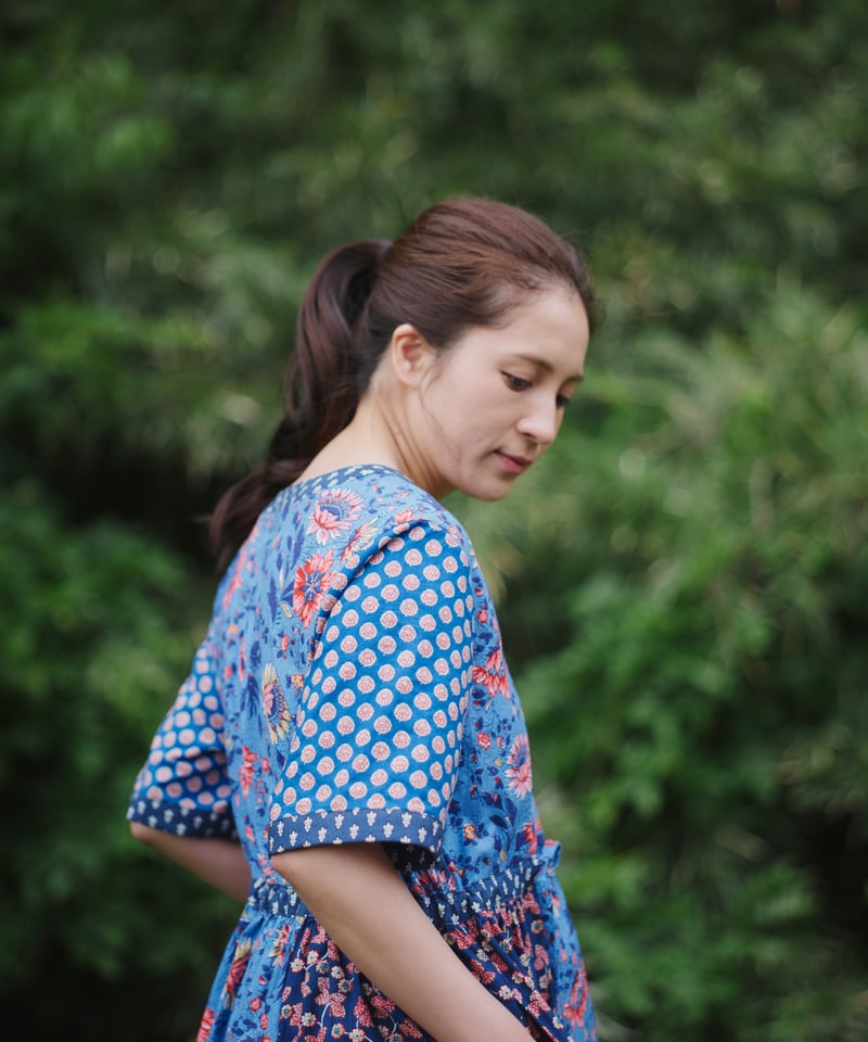 SOULEIADO【-Rani-ワンピース】ブルー <キット>or<材料セット> | maiando