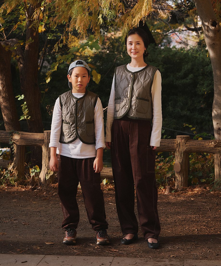 キルティングベスト】＜親子セット＞型紙/限定90セット | maiando