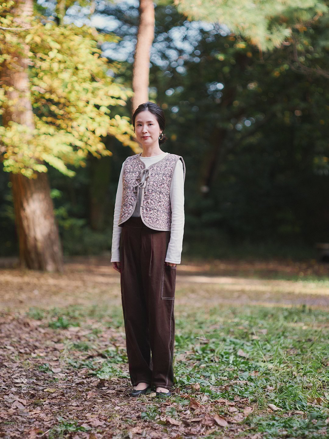 大人の【バレルパンツ】型紙 | maiando