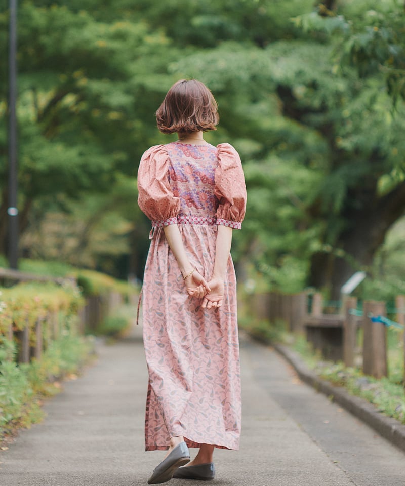 SOULEIADO＜生地と裁断図のセット＞ ボリューム袖のカシュクール