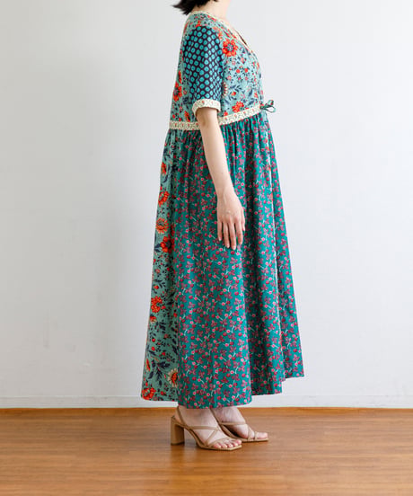 SOULEIADO【-Rani-ワンピース】グリーン <キット>or<材料セット>