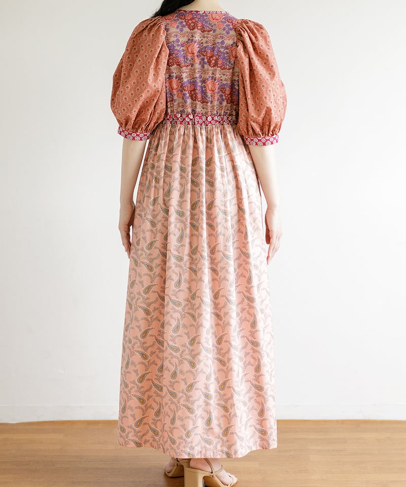 SOULEIADO＜生地と裁断図のセット＞ ボリューム袖のカシュクール