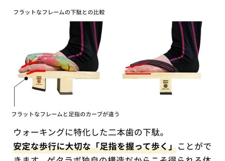 二本歯下駄【Smart walk DUAL】 スマートウォーク デュアル