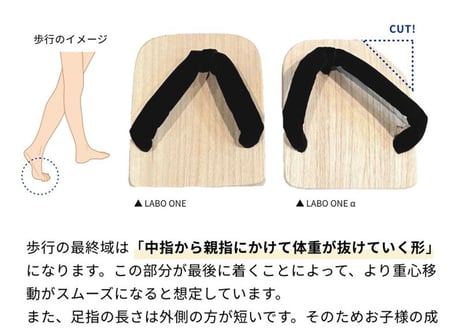 一本歯下駄LABO ONE α【ラボワン アルファ】