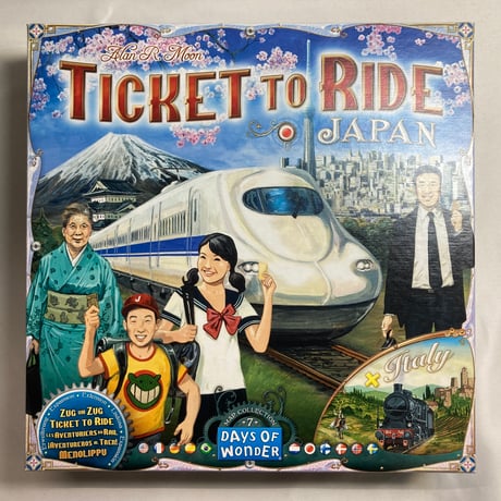 チケット・トゥ・ライド 日本/イタリアマップ (Ticket to Ride Map Collection Japan ＆ Italy) / Days of Wonder 海外版(日本語訳無)