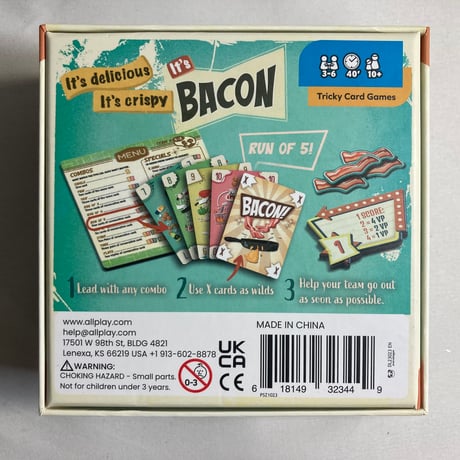 ベーコン (Bacon) / Allplay 海外版(日本語訳有)