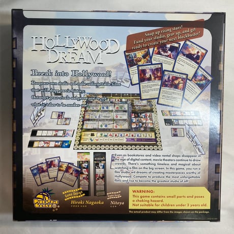 【説明書欠品】 ハリウッドドリーム (Hollywood Dream) / Pineapple Games 海外版(日本語訳無)