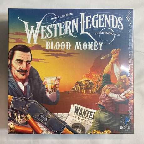 【未開封 箱裏凹み有】 ウエスタンレジェンズ ブラッドマネー (Western Legends Blood Money) / Kolossal Games 海外版(日本語訳無)