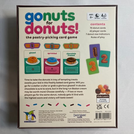 ゴーナッツ・フォー・ドーナツ (Go Nuts for Donuts) / Gamewright 海外版(日本語訳無)