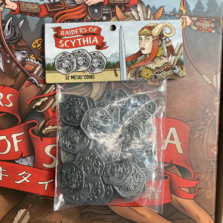 【メタルコイン付属 袋汚れ有】 スキタイの侵略者 (Raiders of Scythia) / ケンビル 日本語版