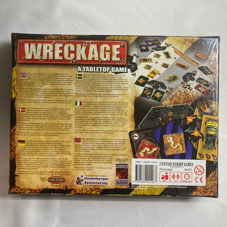 【未開封】 レッケージ (Wreckage) / Fantasy Flight Games 海外版(日本語訳無)