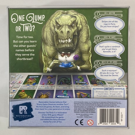 ダイナソー・ティーパーティ (Dinosaur Tea Party) / Restoration Games 海外版(日本語訳無)