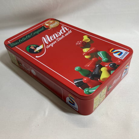 【缶凹み有】 イライラしないで (Mensch argere Dich nicht) / Schmidt Spiele 海外版(日本語訳無)