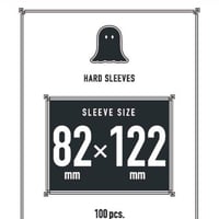 【新品】 スリーブ 80*120mmカードサイズハード 82*122mm 100枚 / Engames
