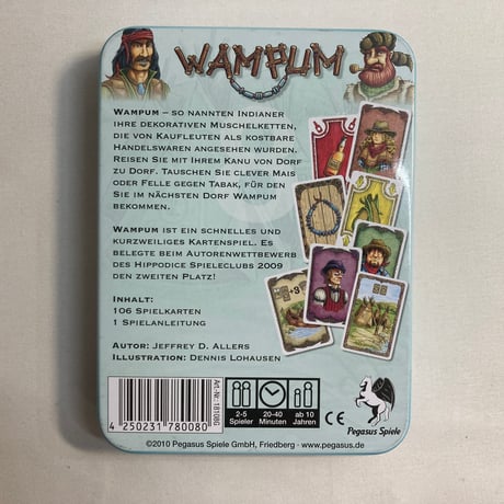 【カード側面変色有】 ヴァンパム (Wampum) / Pegasus Spiele 海外版(日本語訳有)