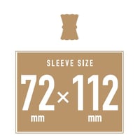 【新品】 スリーブ 70*110mmカードサイズソフト 72*112mm 100枚 / Engames