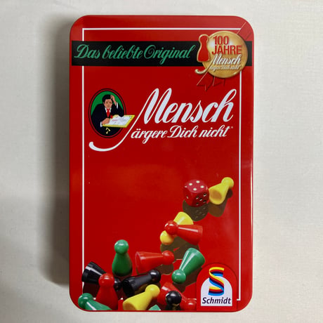 【缶凹み有】 イライラしないで (Mensch argere Dich nicht) / Schmidt Spiele 海外版(日本語訳無)