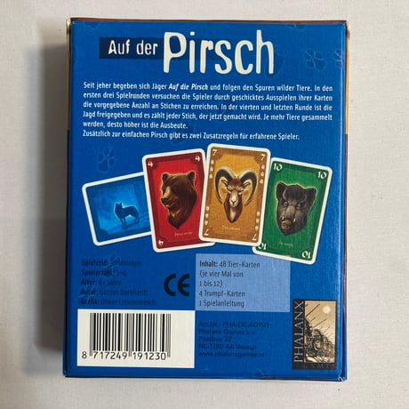 トランプ、トリックス、ゲーム！ (Auf der Pirsch) / Phalanx Games 海外版(日本語訳無)