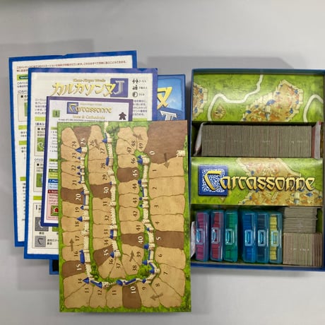 【拡張１種同梱 箱角凹み有】 カルカソンヌJ (Carcassonne) / メビウスゲームズ 日本語版