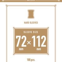 【新品】 スリーブ 70*110mmカードサイズハード 72*112mm 100枚 / Engames