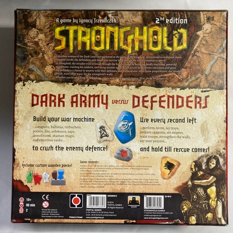 【城壁資材駒１個欠品】 ストロングホールド (Stronghold) / Stronghold Games 海外版(日本語訳有)