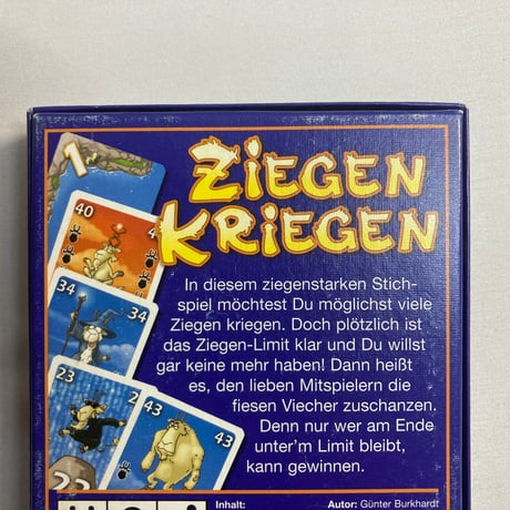 ヤギ戦争 (Ziegen Kriegen) / AMIGO 海外版(日本語訳有)