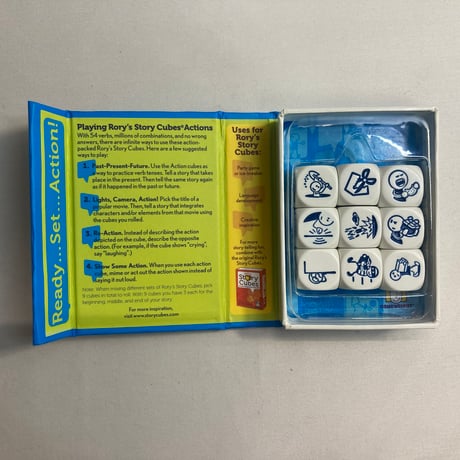 【箱汚れ有】 ローリーズ ストーリー キューブス アクション編 (Rory’s Story Cubes Actions) / Gamewright 海外版(日本語訳無)