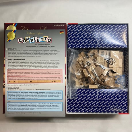 【インサート凹み有】 コンプレット (Completto) / Schmidt Spiele 海外版(日本語訳無)