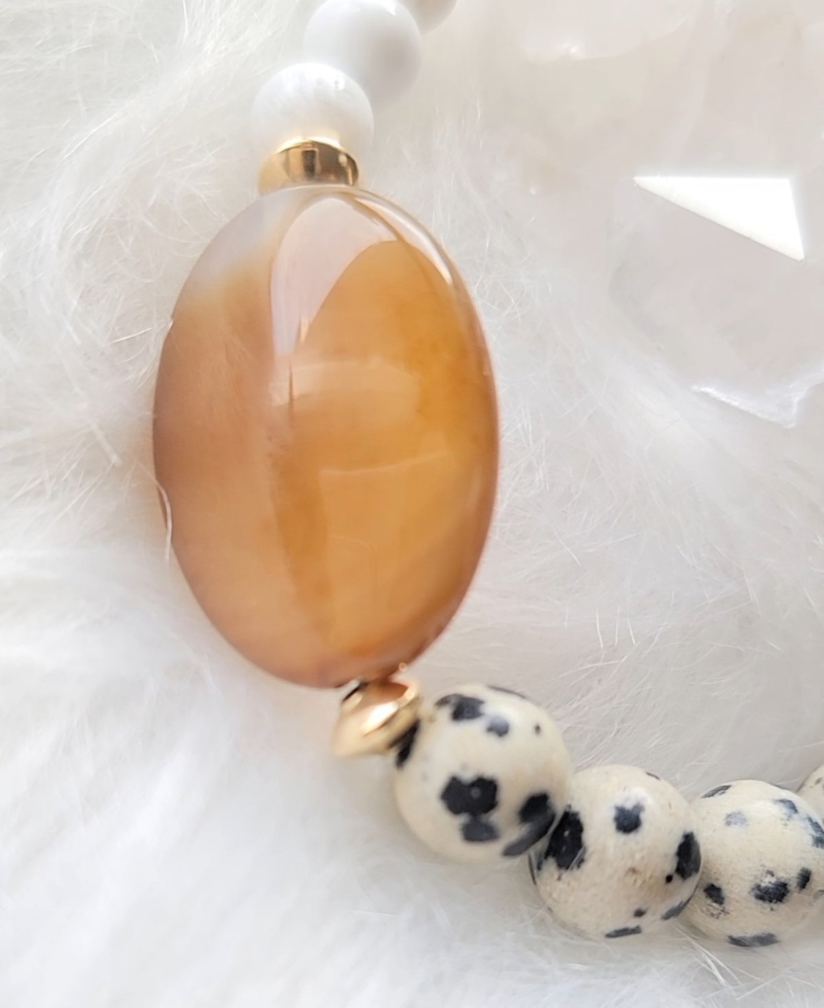 ブラウンストライプアゲート☆変容＆浄化ブレス | powerstone Jewelry