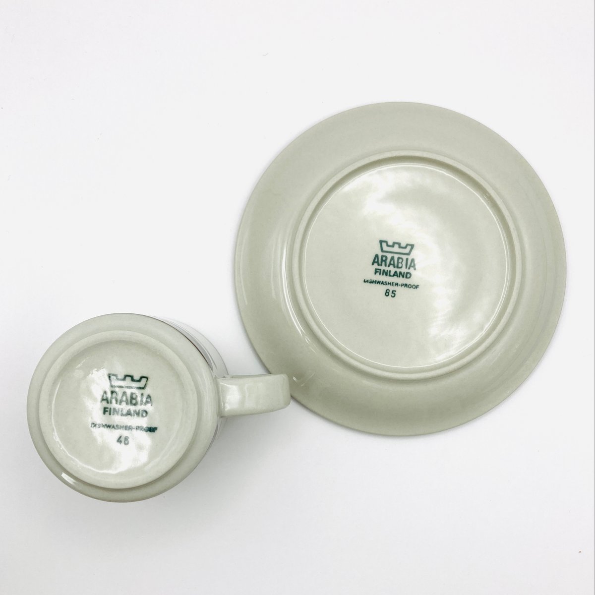 ARABIA - ARABIA Pirtti ピルッティ カップ＆ソーサー2客 Arabia Pirtti コーヒーカップ, ヴィンテージ | Astialiisa Online