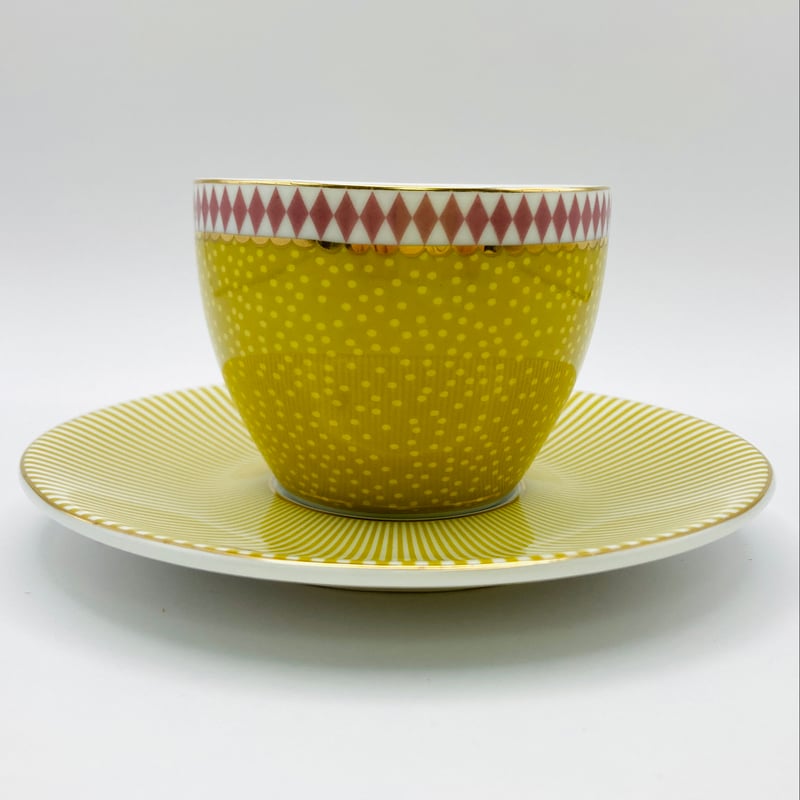 PiP Studio | La Majorelle yellow Espresso cup&s