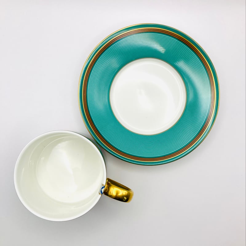 PiP Studio | Pink-Green Cappuccino Cup&saucer |...