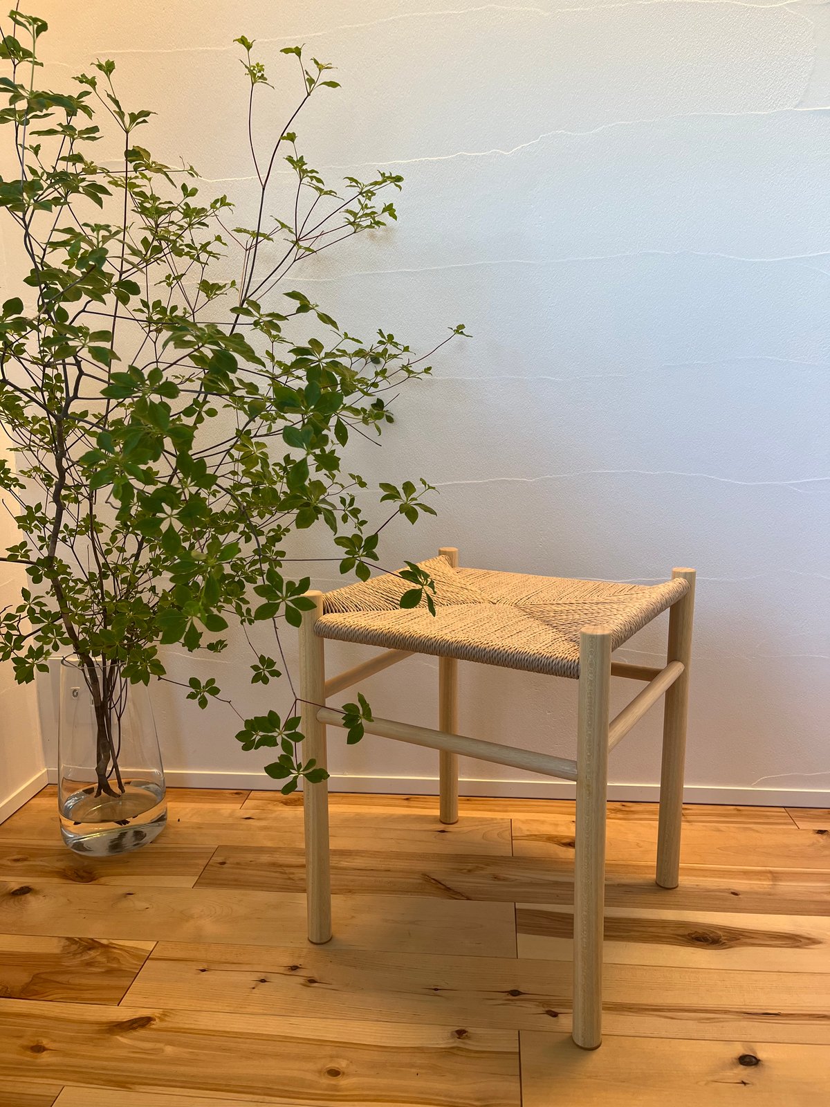 ペーパーコードスツール　SHIKAKU ペーパーコードスツール-正方形-SHIKAKU | SHIKAKU