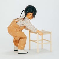 ペーパーコードキッズチェアSHIKAKU-mini（正方形)/ 子供用スツール