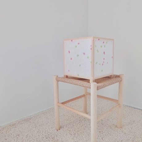 ペーパーコードキッズチェア　SHIKAKU-Rectangle/ 子供用スツール SHIKAKU ペーパーコードキッズチェア SHIKAKU-Rectangle/ 子供用