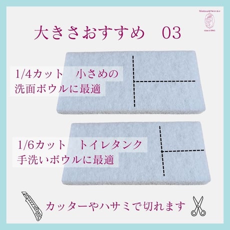 「白パッド」L 5本セット・業務用スポンジ