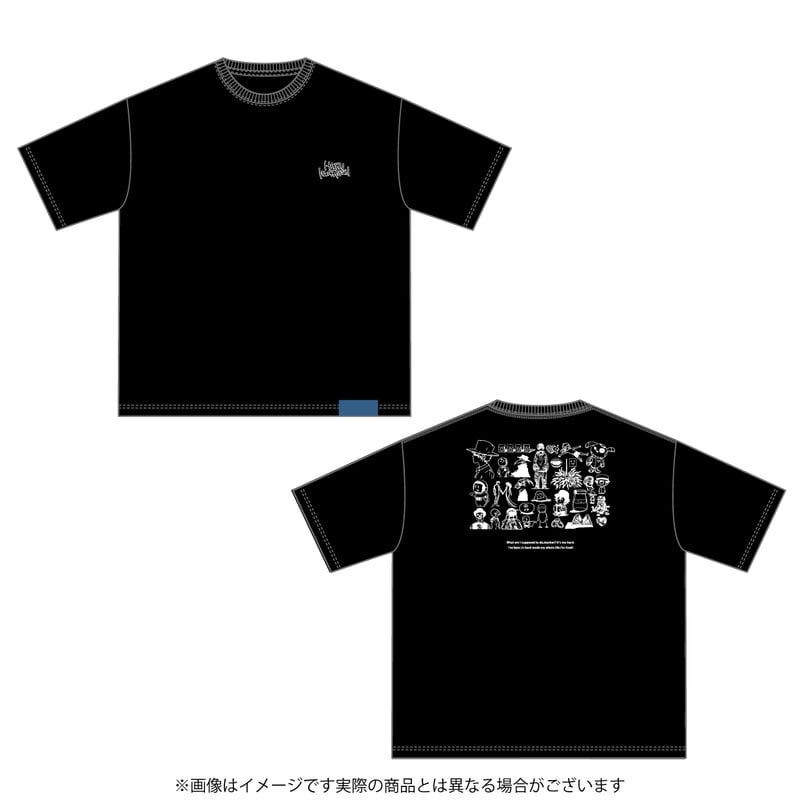 数量限定 】Big Silhouette T-shirt -Black- | 五十嵐ハル