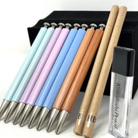 2.0シャーペン8本セット（4色各2本+削り機+芯HB&B）送料込