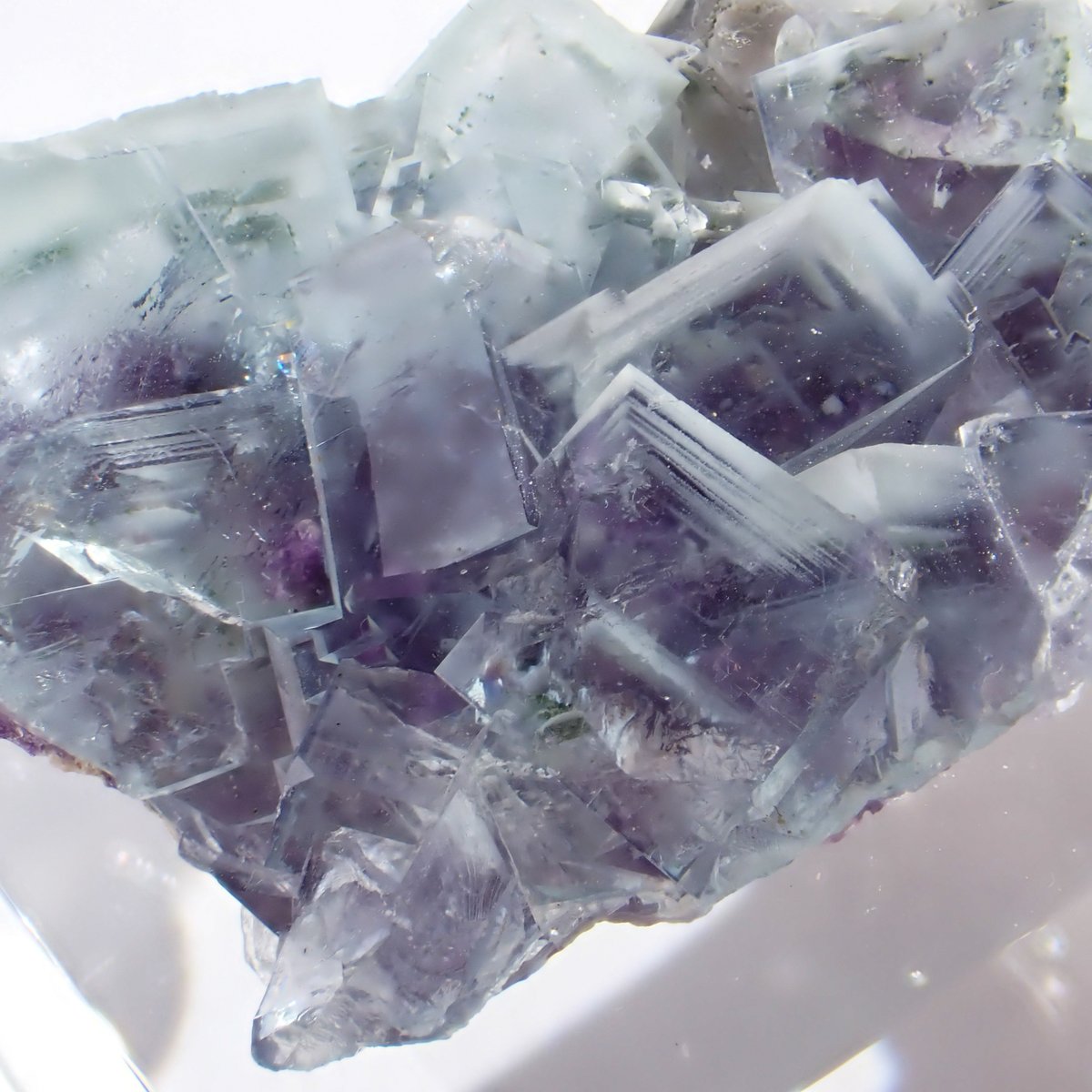 中国ヤオガンシャン産 ホワイトゾーニング フローライト ミニ