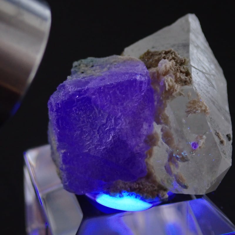 広西チワン族自治区産 フローライト結晶 水晶共生 | 今林商店