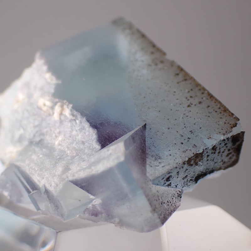 ヤオガンシャン　二重結晶⭐︎「花緑青色」フローライトの中に「空色」フローライト⭐︎ ヤオガンシャン 二重結晶⭐︎「花緑青色」フローライトの中に