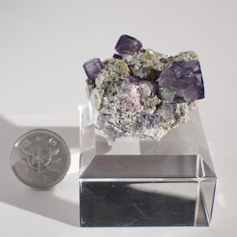 ヤオガンシャン産 中国　蛍石　原石　フローライト鉱物 Yaogangxian Fluorite】ヤオガンシャン産｜パープルフローライト原石