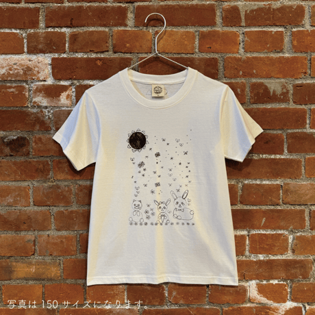 【終了しました】E24-06 花畑の動物たち（表現万博●×▲オーガニックコットンTシャツ：2月発送分）
