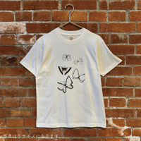 【終了しました】E24-10 蝶（表現万博●×▲オーガニックコットンTシャツ：2月発送分）